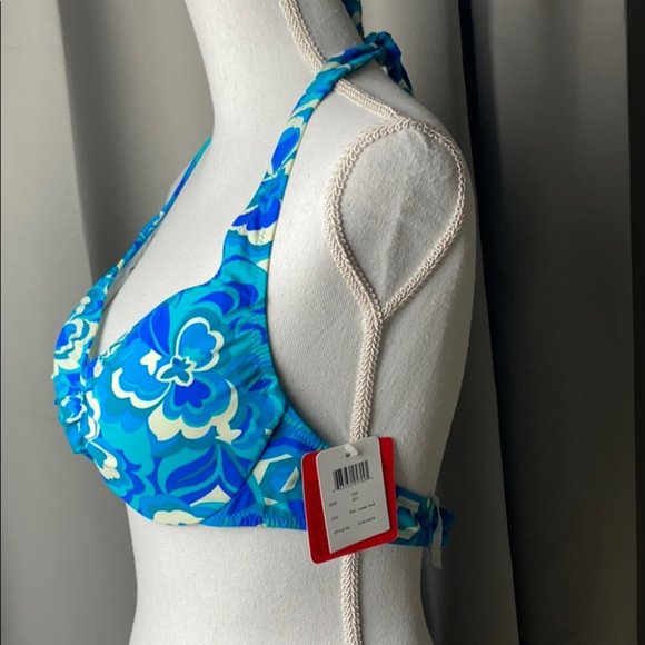 Swim bra size 32C ocean blue - Picture 2 of 9
